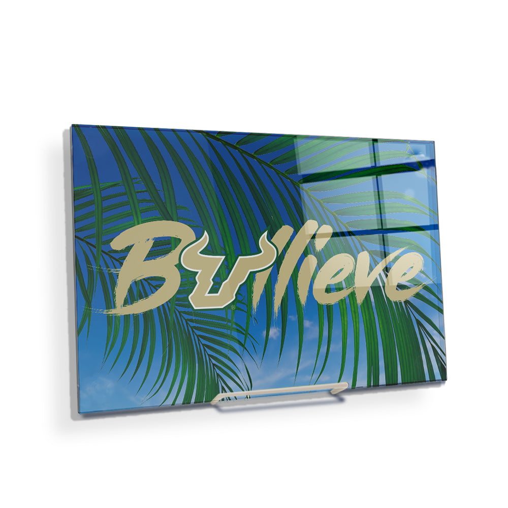 USF Bulls - Bullieve - College Wall Art #Canvas