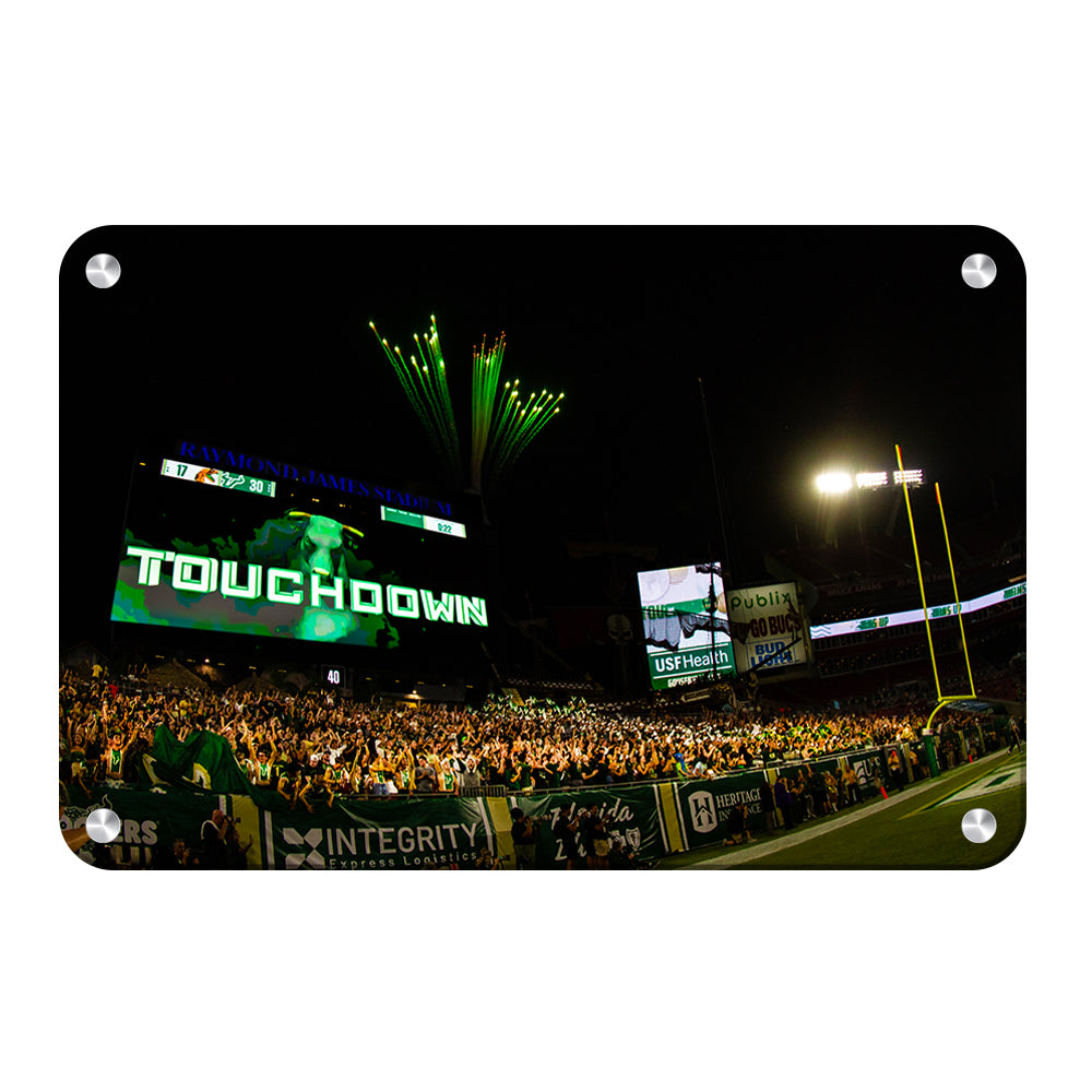 USF Bulls - Touchdown Bulls - College Wall Art #Canvas