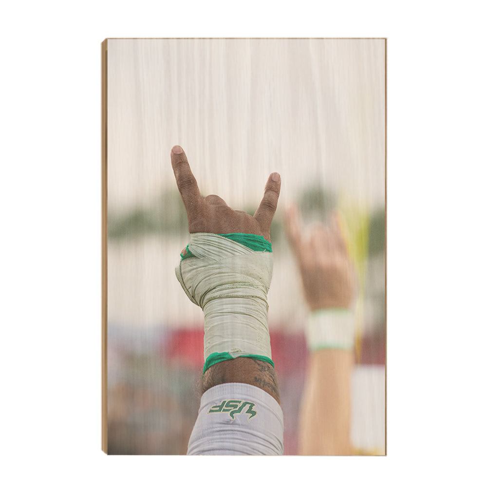 USF Bulls - USF Horns Up - College Wall Art #Canvas