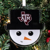 Texas A&M Aggies - Texas A&M Snowman Head Ornament