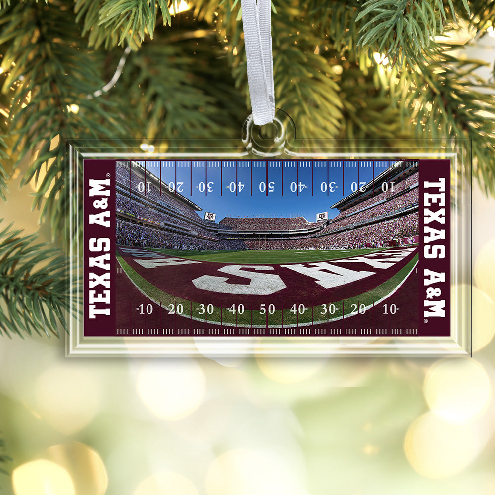 Texas A&M Aggies -  Kyle Field from the End Zone Ornament & Bag Tag