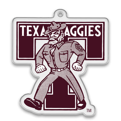 Texas A&M Aggies - Sesquicentennial Vintage Texas Aggies Sarge Ornament & Bag Tag