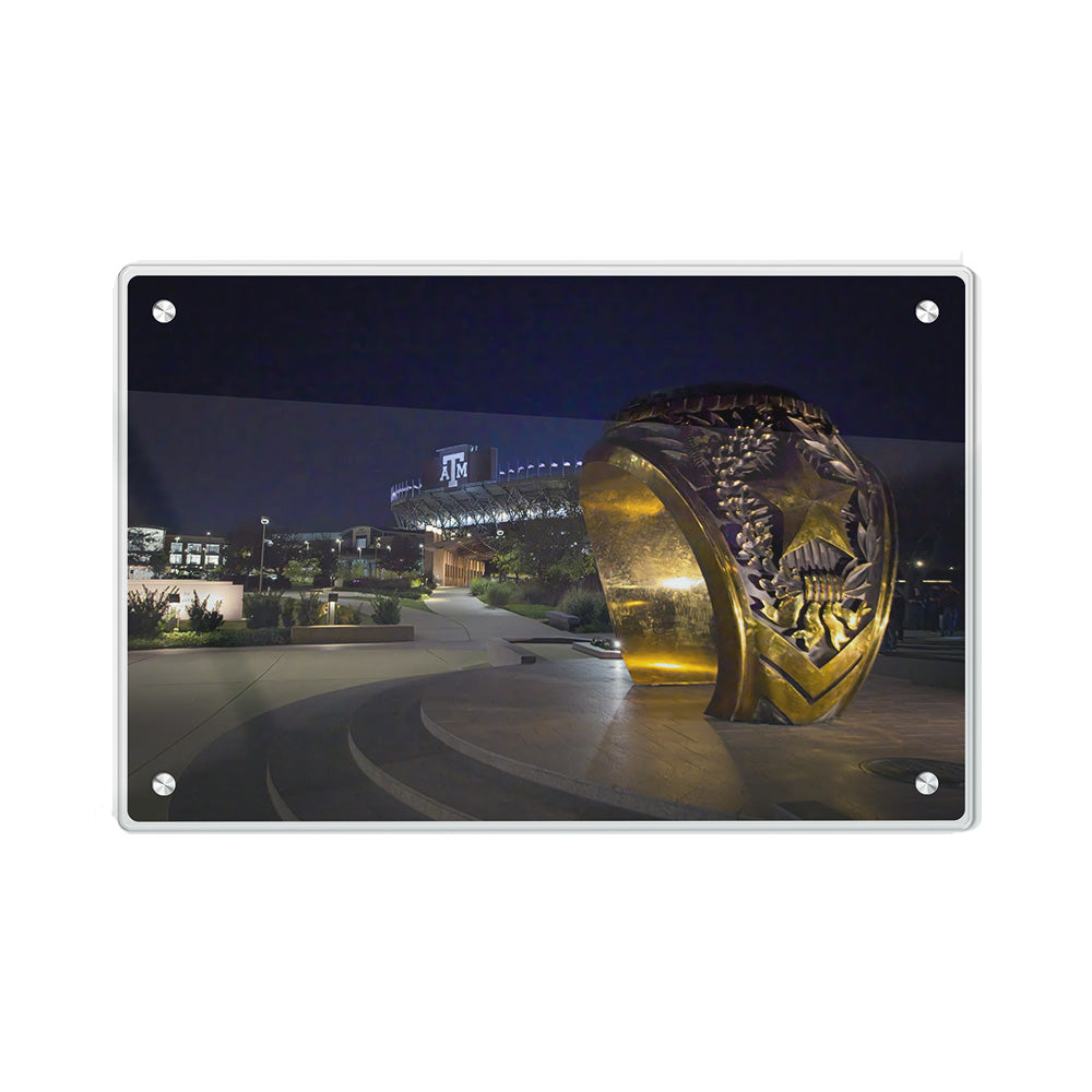 Texas A&M - The Ring - College Wall Art #Canvas