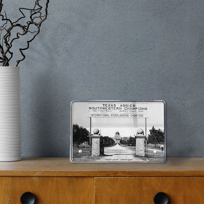 Texas A&M Aggies - Sesquicentennial Vintage West Gate Circa 1920