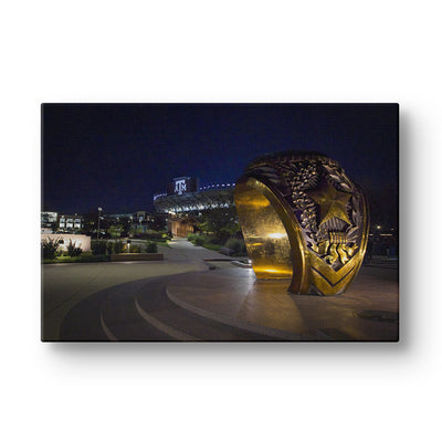 Texas A&M - The Ring - College Wall Art #Canvas