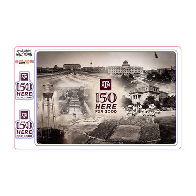 Texas A&M Aggies - Sesquicentennial Texas A&M 150 Here for Good the Past