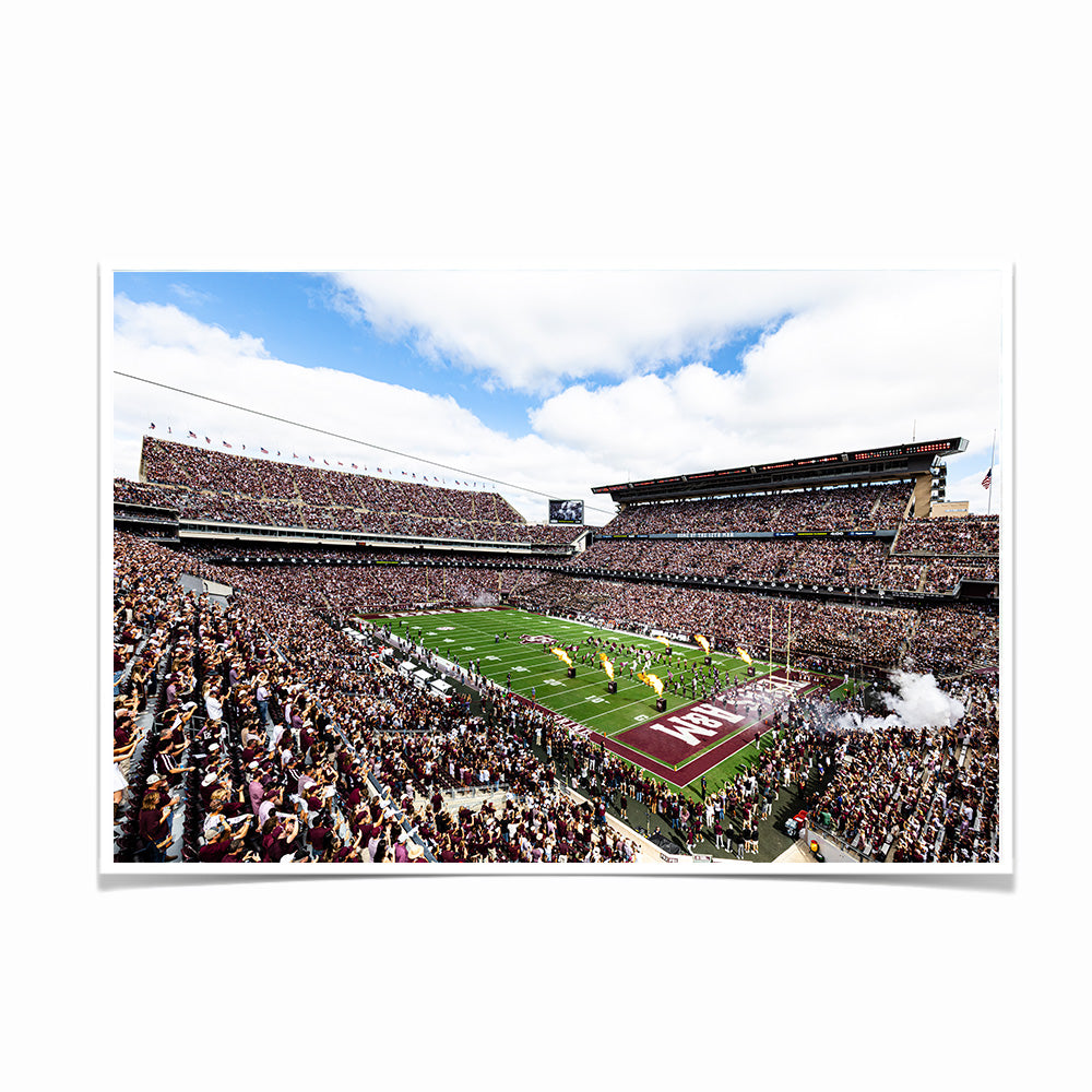 Texas A&M - Enter Texas A&M Aggies - College Wall Art #Canvas 