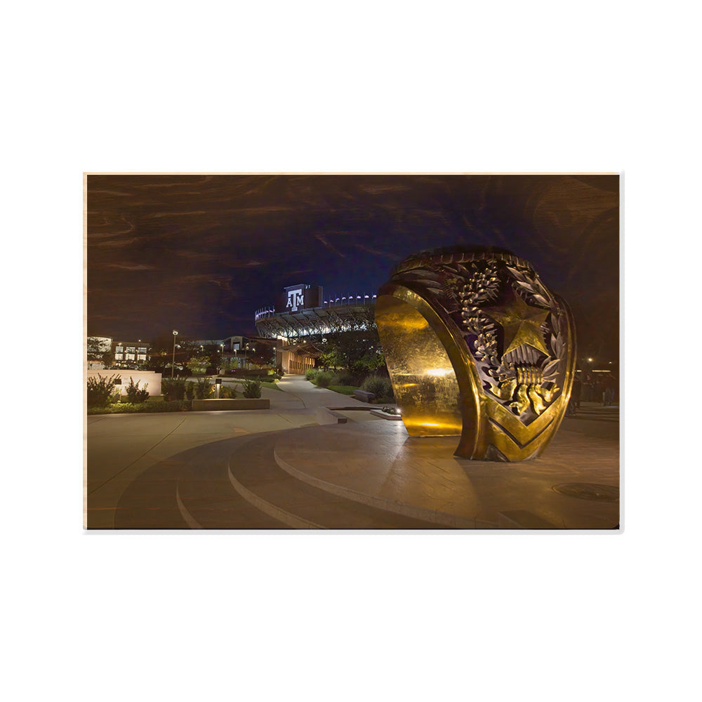 Texas A&M - The Ring - College Wall Art #Canvas