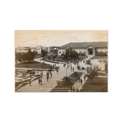 Texas A&M Aggies - Sesquicentennial Vintage Cadets Leaving Sbisa Hall Circa 1920