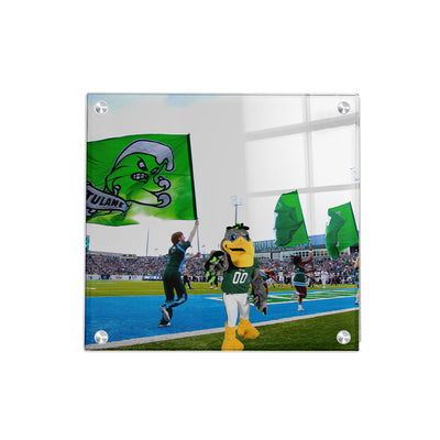 Tulane Green Way - Riptide - College Wall Art #Acrylic