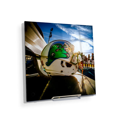 Tulane Green Way - Tulane Green Wave Helmet - College Wall Art #Acrylic Mini