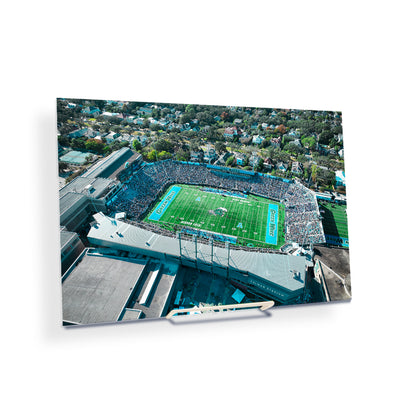 Tulane  Green Wave - Yulman Aerial - College Wall Art #Acrylic Mini