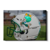 Tulane  Green Wave - Tulane Throw Back Helmet - College Wall Art #Canvas