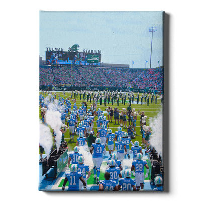 Tulane Green Wave - Enter Tulane Football - College Wall Art #Canvas