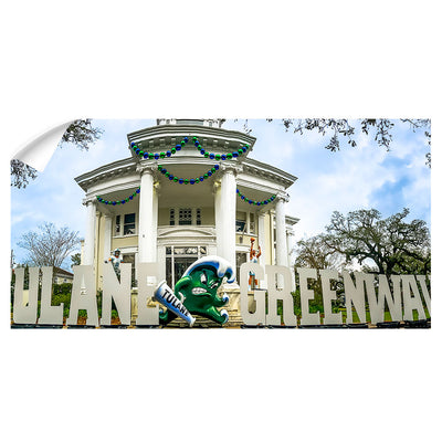 Tulane Green Wave - Audubon Panoramic - College Wall Art #Wall Decal