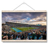 Tulane Green Wave - Yulman Stadium Sunset - College Wall Art #Hanging Canvas