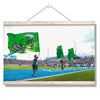 Tulane  Green Wave - Tulane Flags - College Wall Art #Hanging Canvas