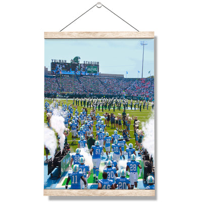 Tulane Green Wave - Enter Tulane Football - College Wall Art #Hanging Canvas