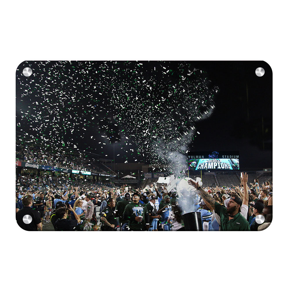 Tulane  Green Wave - American Athletic Conference Champions - College Wall Art #Canvas