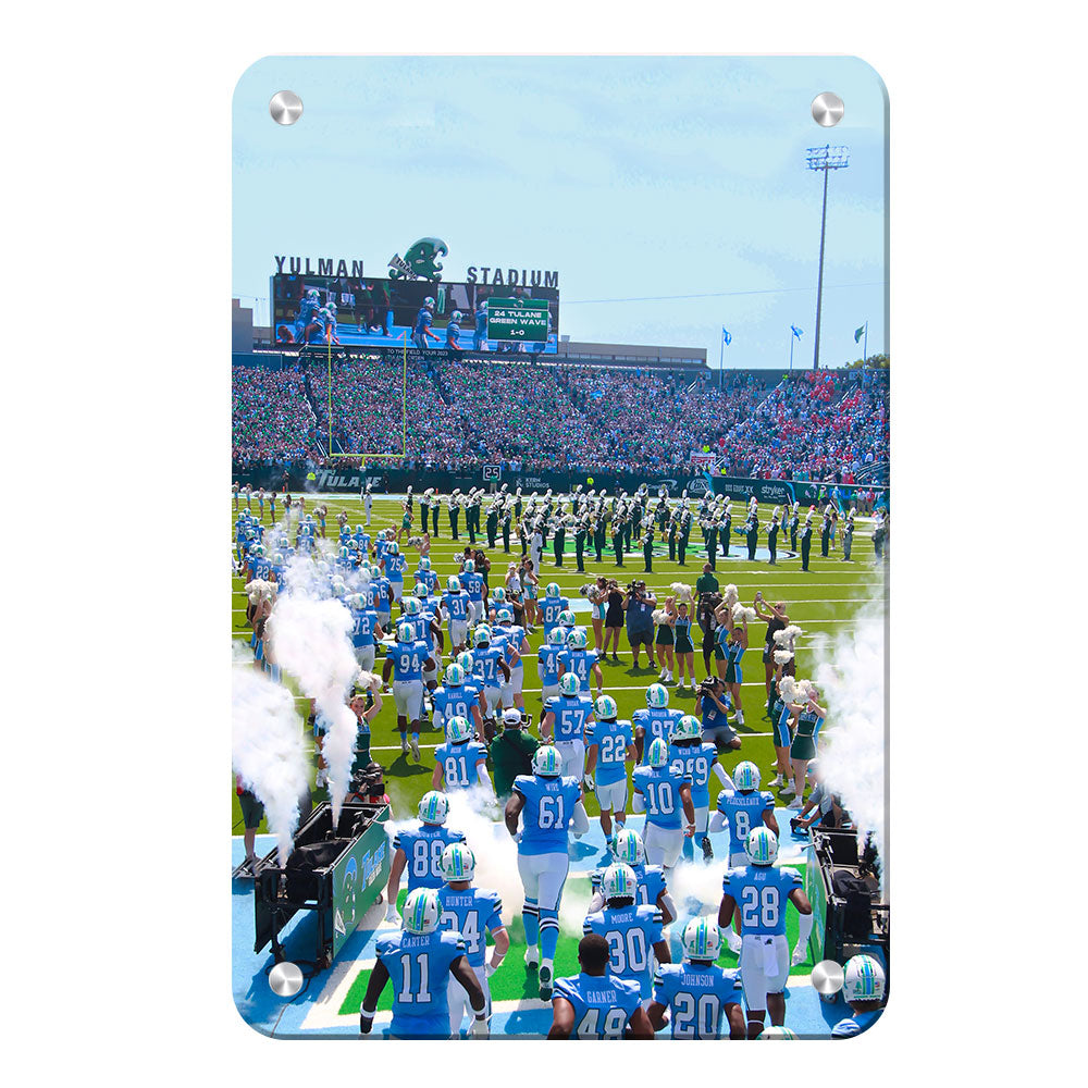 Tulane Green Wave - Enter Tulane Football - College Wall Art #Canvas