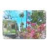 Tulane Green Wave - St. Charles Streetcar Tulane Watercolor - College Wall Art #Metal