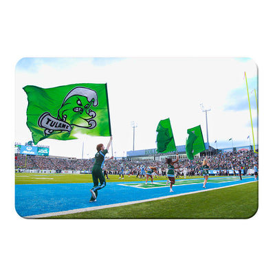 Tulane  Green Wave - Tulane Flags - College Wall Art #PVC