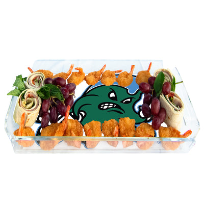 Tulane Green Wave - Tulane Green Wave Logo Decorative Serving Tray