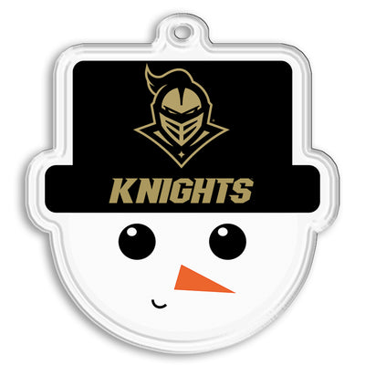 UCF Knights - UCF Snowman Head Ornament