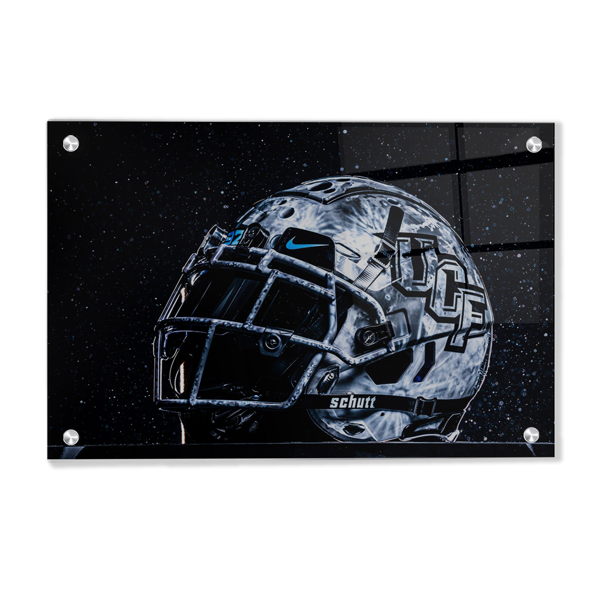 UCF Knights - Space Helmet - College Wall Art #Canvas