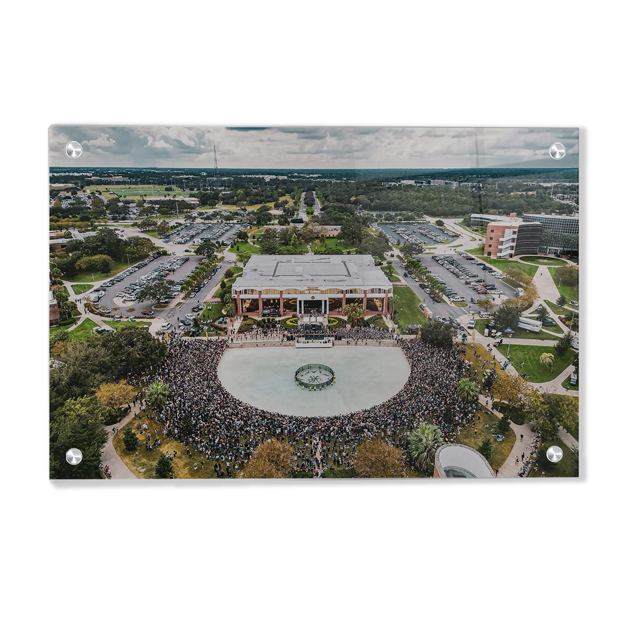 UCF Knights - Spirit Splash Aerial - College Wall Art #Canvas