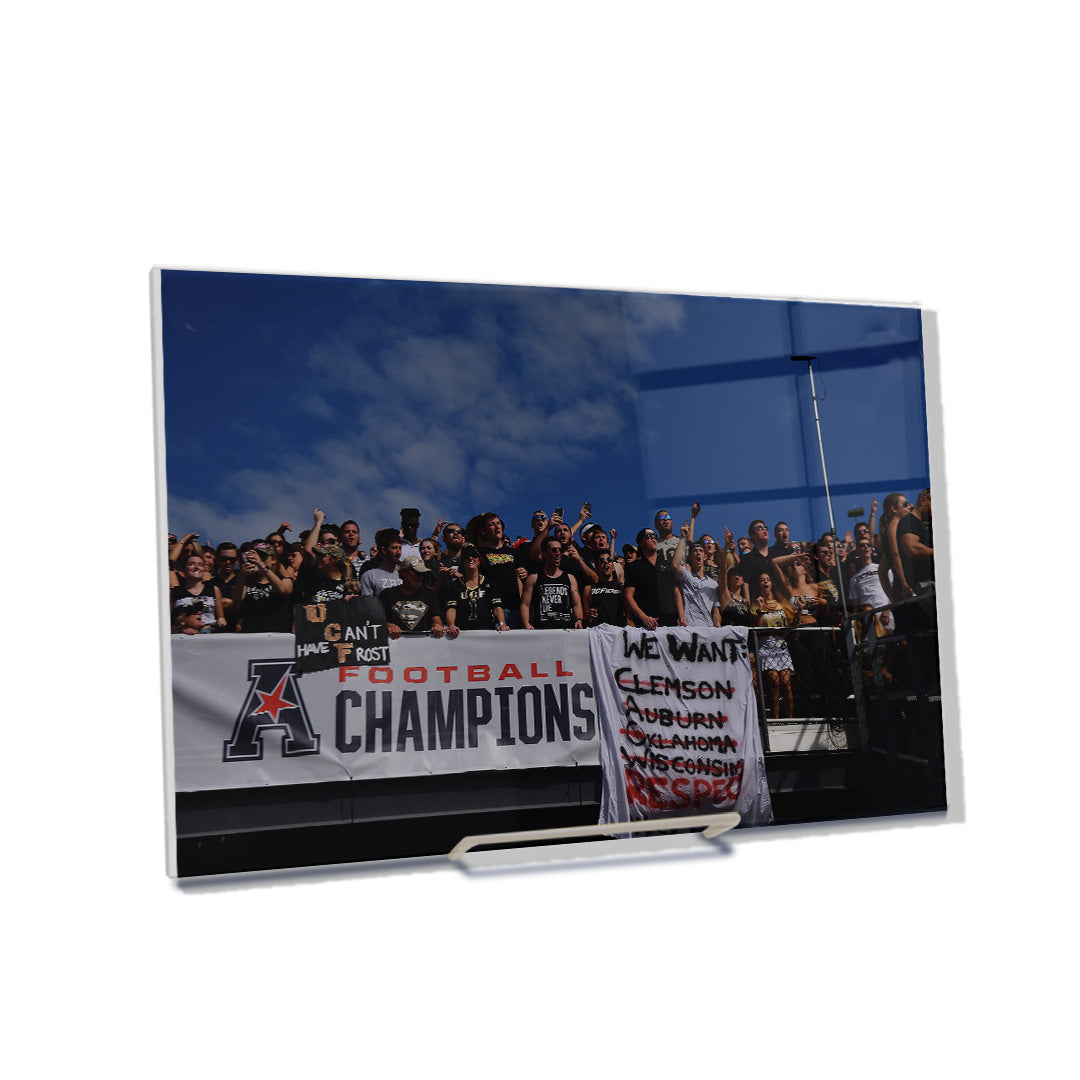 UCF Knights - Respect - College Wall Art #Canvas 