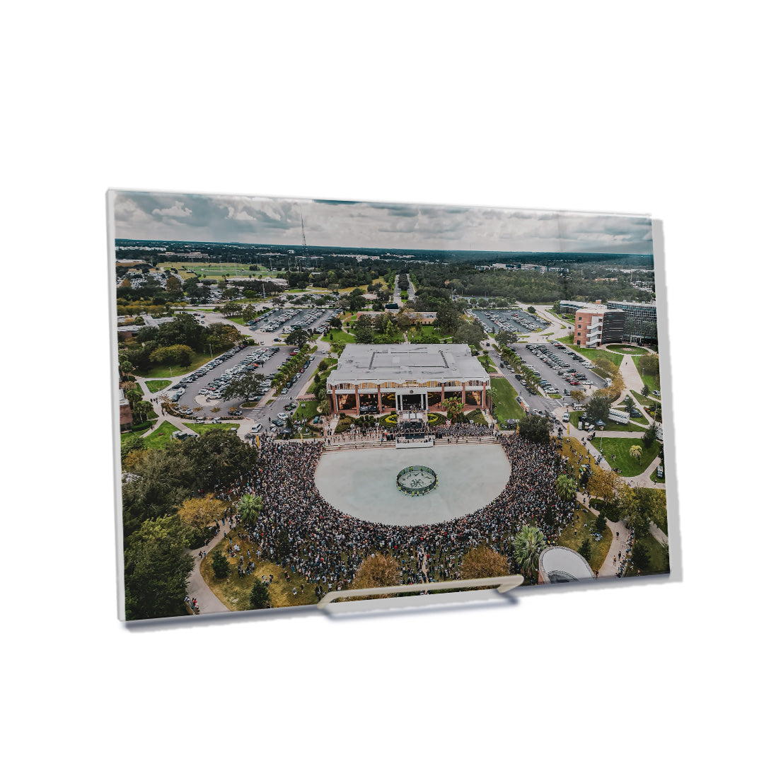 UCF Knights - Spirit Splash Aerial - College Wall Art #Canvas