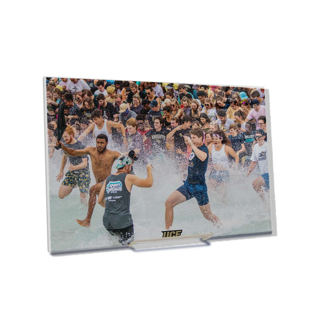 UCF Knights - Spirit Splash - College Wall Art #Canvas