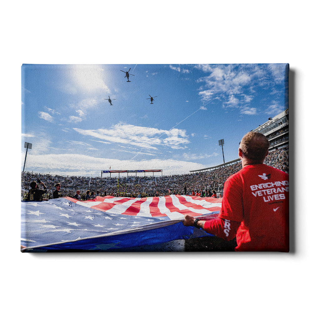 UCF Knights - UCF Flyover - College Wall Art #Canvas 