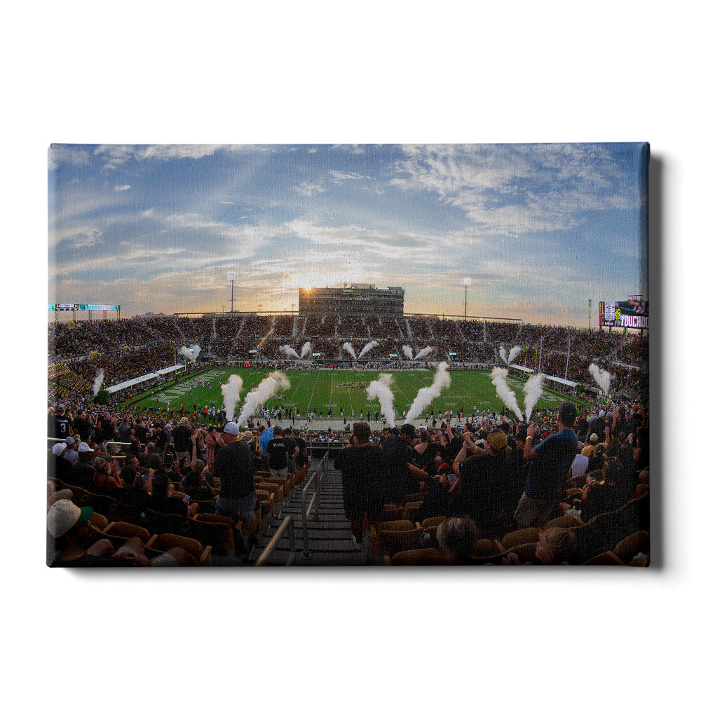 UCF Knights - UCF Knights Score - College Wall Art #Canvas 