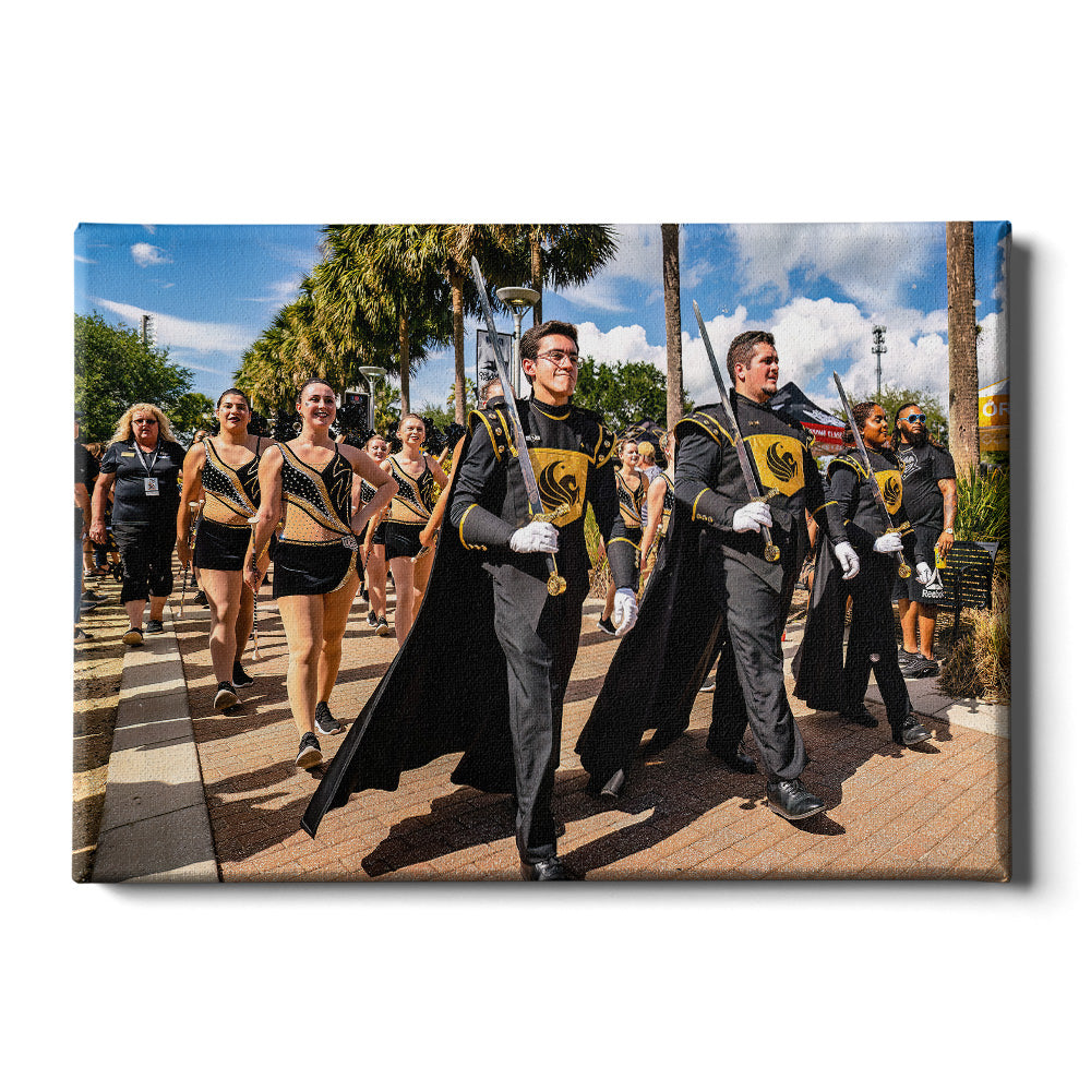 UCF Knights - Knight Walk - College Wall Art #Canvas 