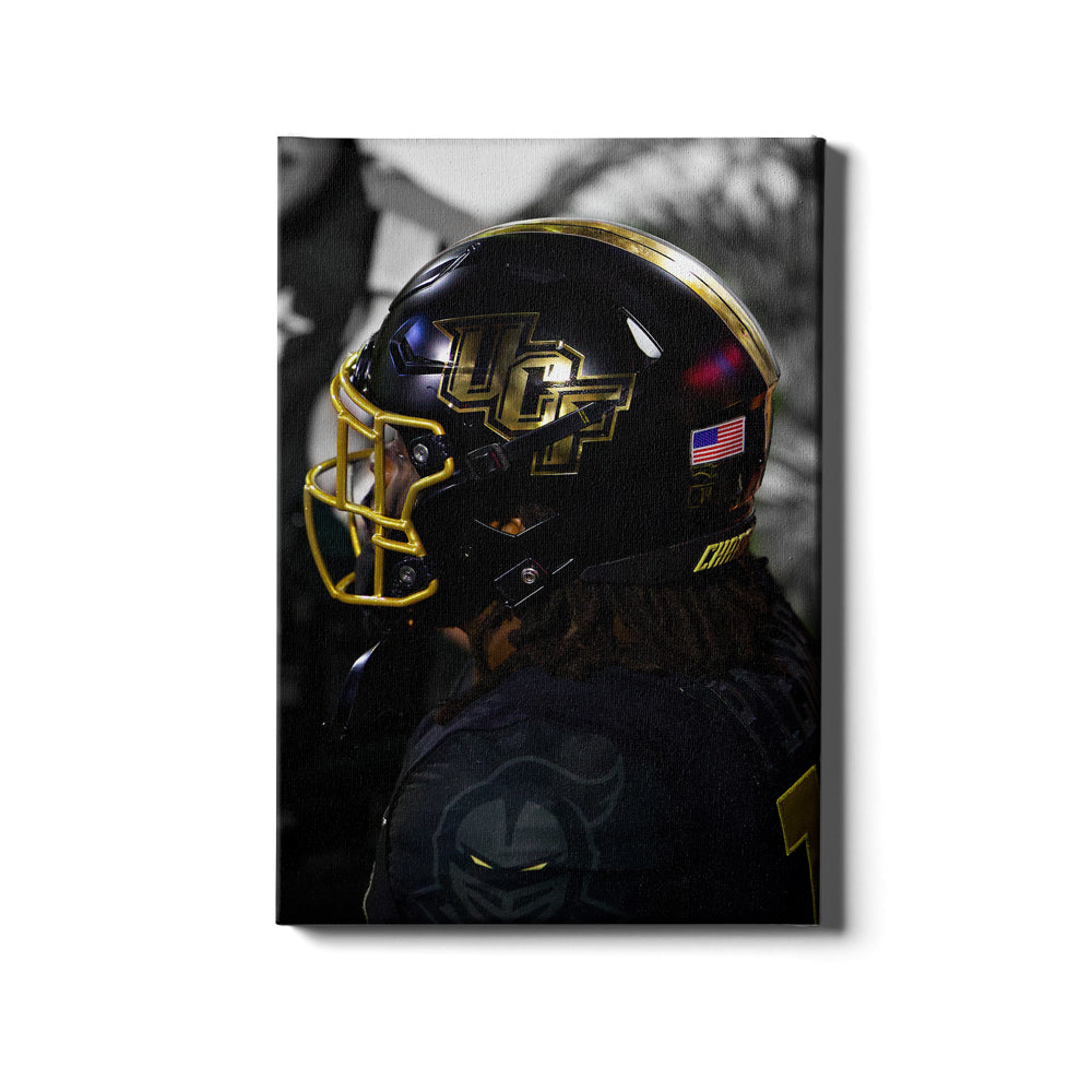 UCF Knights - UCF Black and Gold - College Wall Art #Canvas