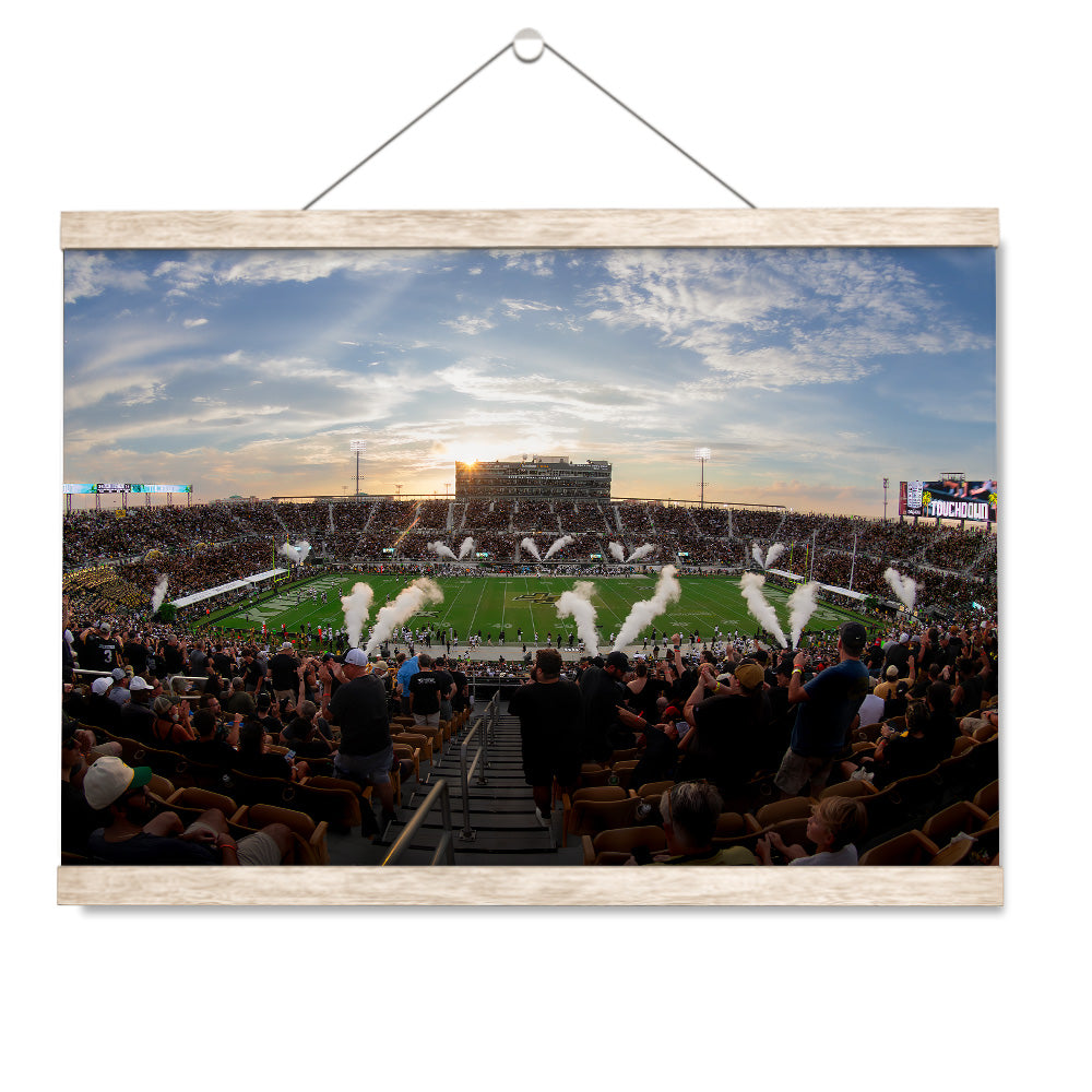 UCF Knights - UCF Knights Score - College Wall Art #Canvas 