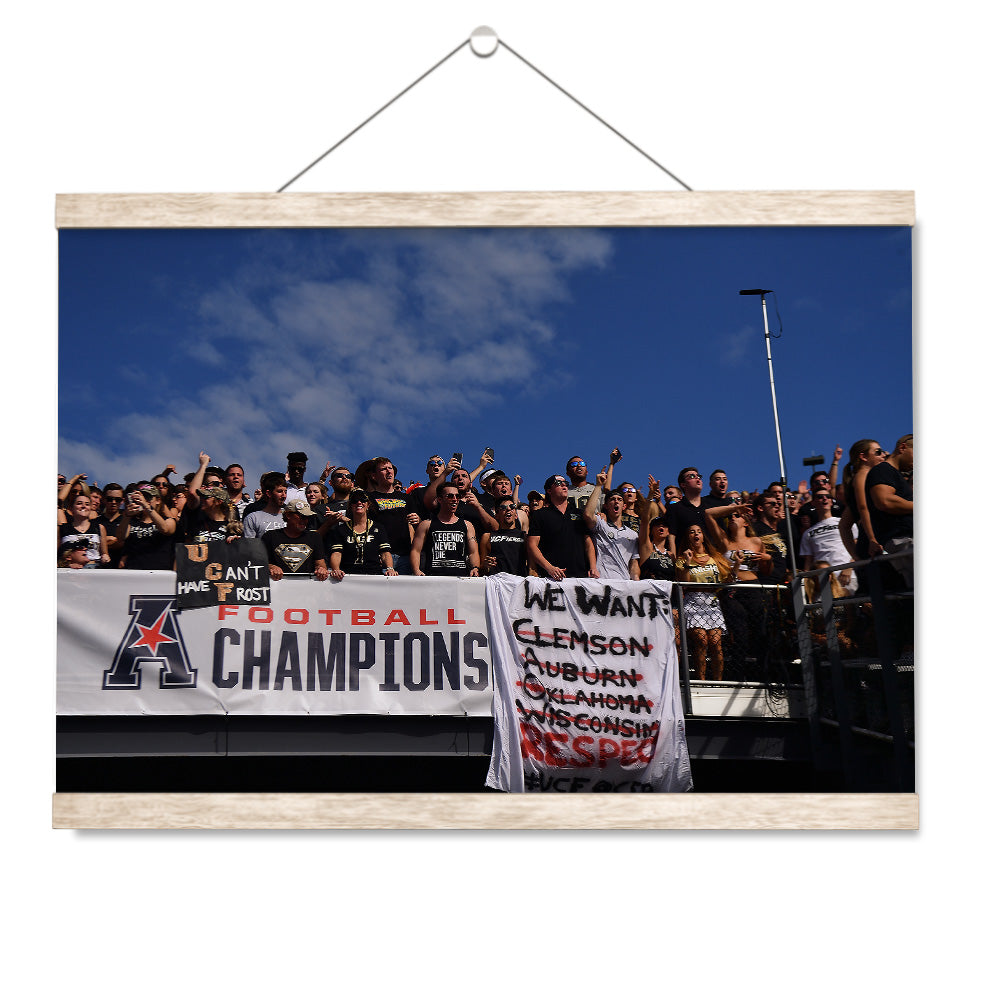 UCF Knights - Respect - College Wall Art #Canvas 