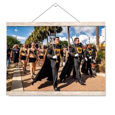 UCF Knights - Knight Walk - College Wall Art #Hanging Canvas