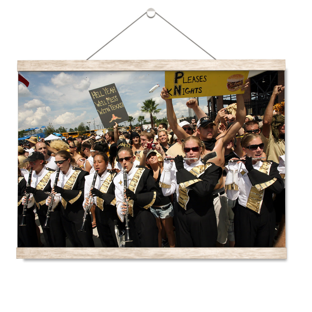 UCF Knights - Game Day Marching Knights - College Wall Art #Canvas