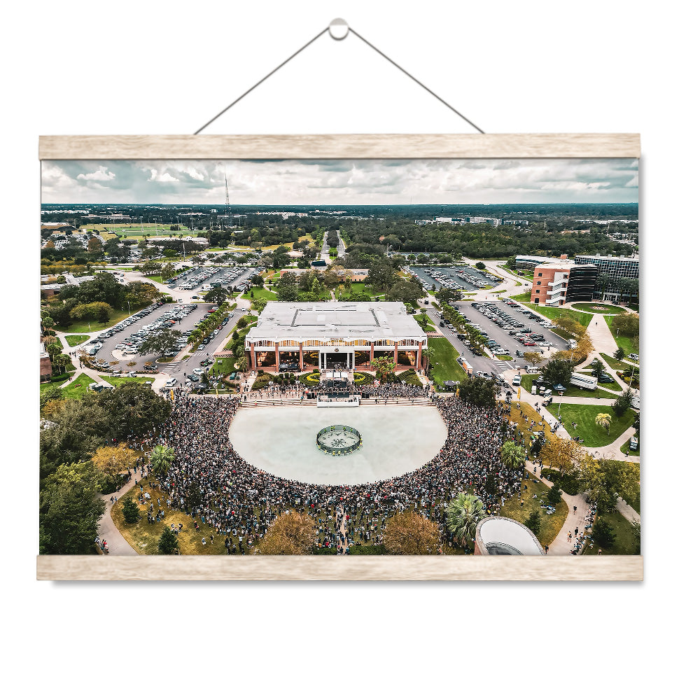 UCF Knights - Spirit Splash Aerial - College Wall Art #Canvas