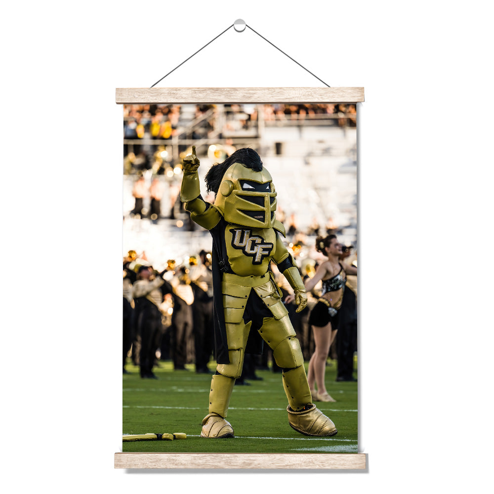 UCF Knights - Knightro Cheer - College Wall Art #Canvas