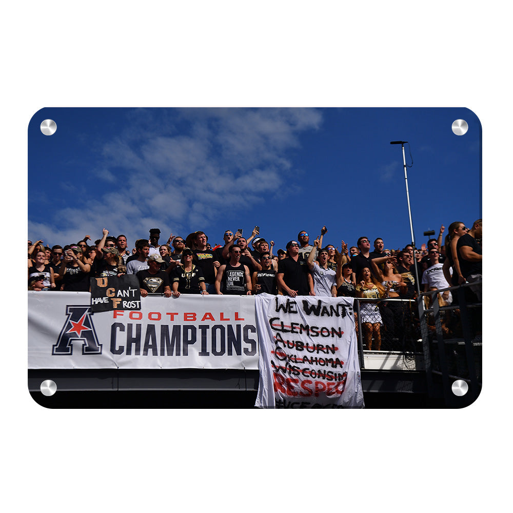 UCF Knights - Respect - College Wall Art #Canvas 