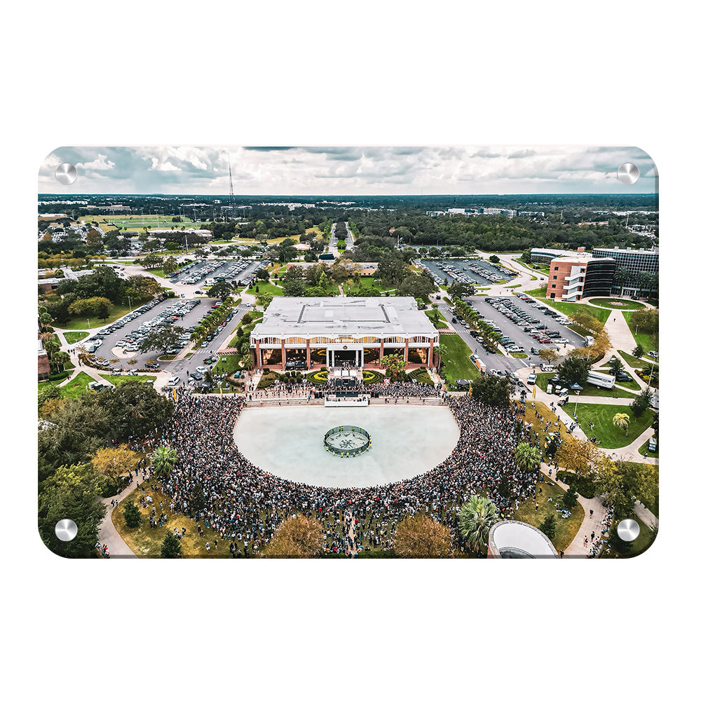 UCF Knights - Spirit Splash Aerial - College Wall Art #Canvas