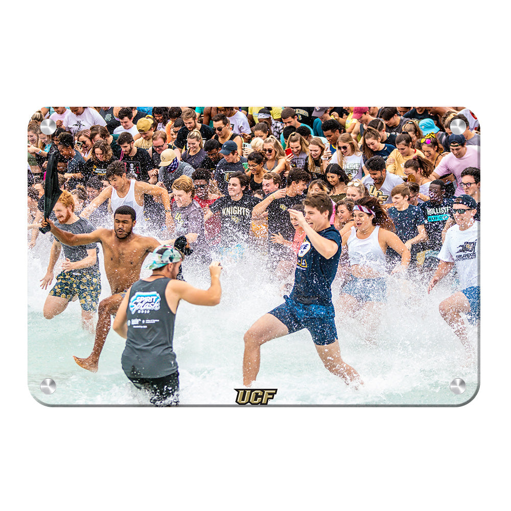 UCF Knights - Spirit Splash - College Wall Art #Canvas