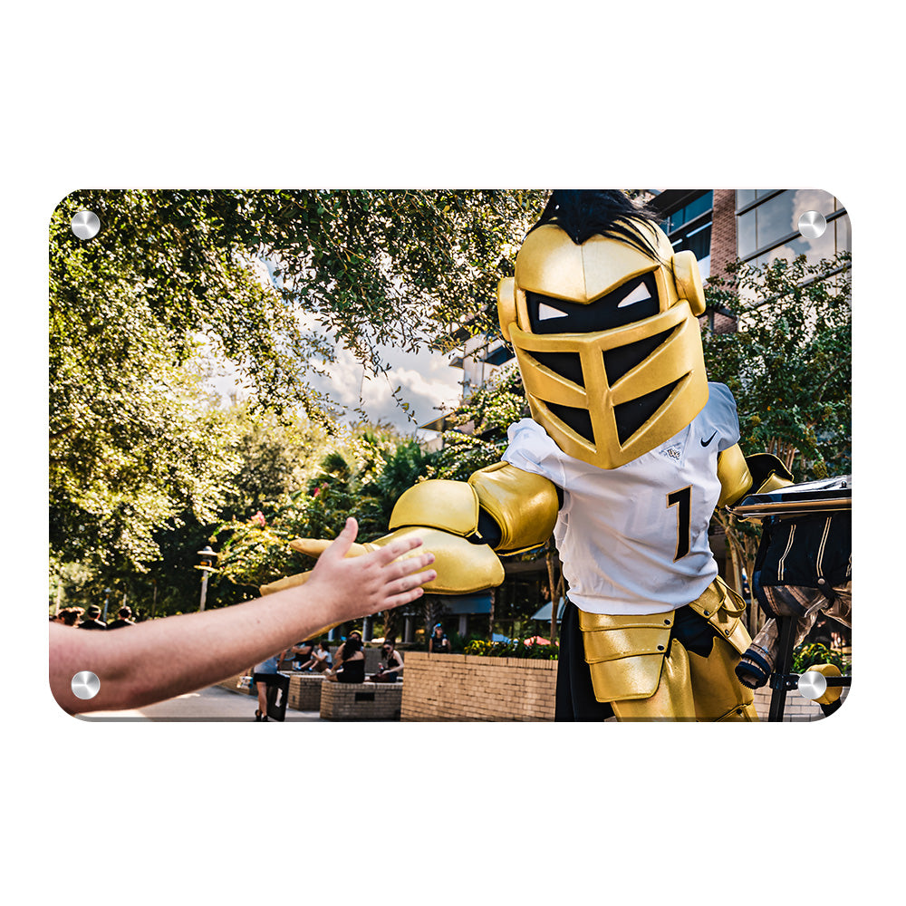 UCF Knights - Knightro Fan - College Wall Art #Canvas