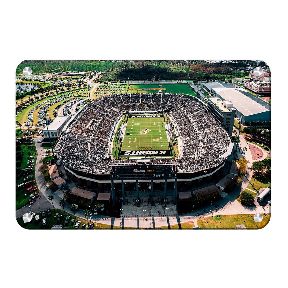 UCF Knights - Knights Stadium Aerial - College Wall Art #Canvas