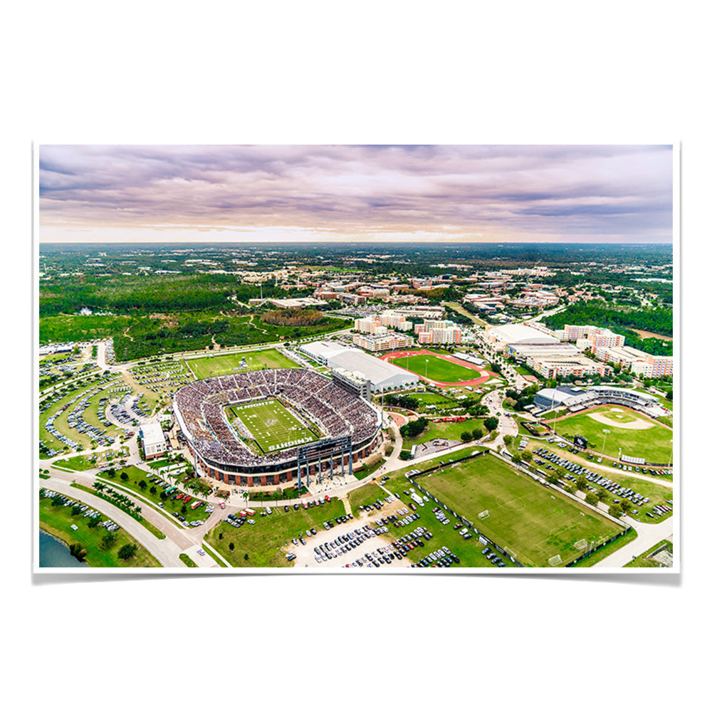 UCF Knights - Aerial Sports Complex - College Wall Art #Canvas 