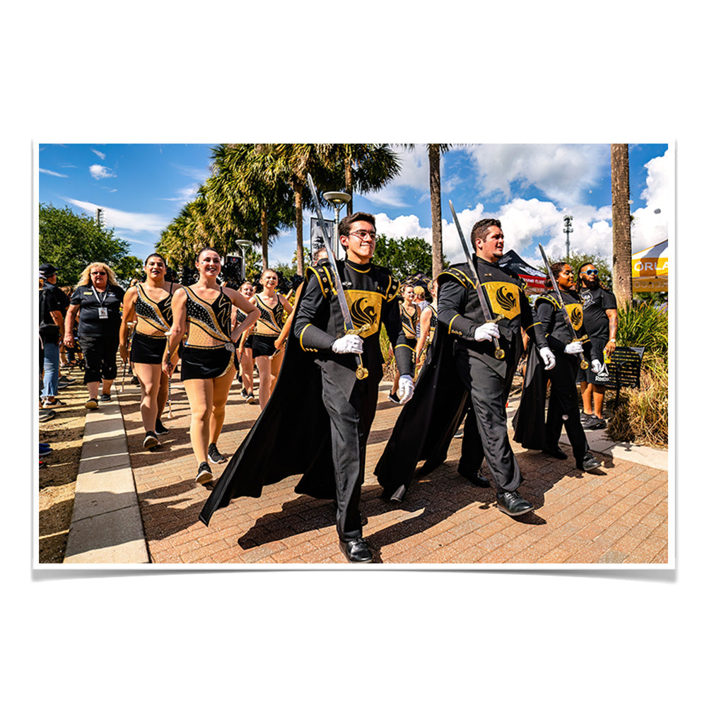 UCF Knights - Knight Walk - College Wall Art #Canvas 